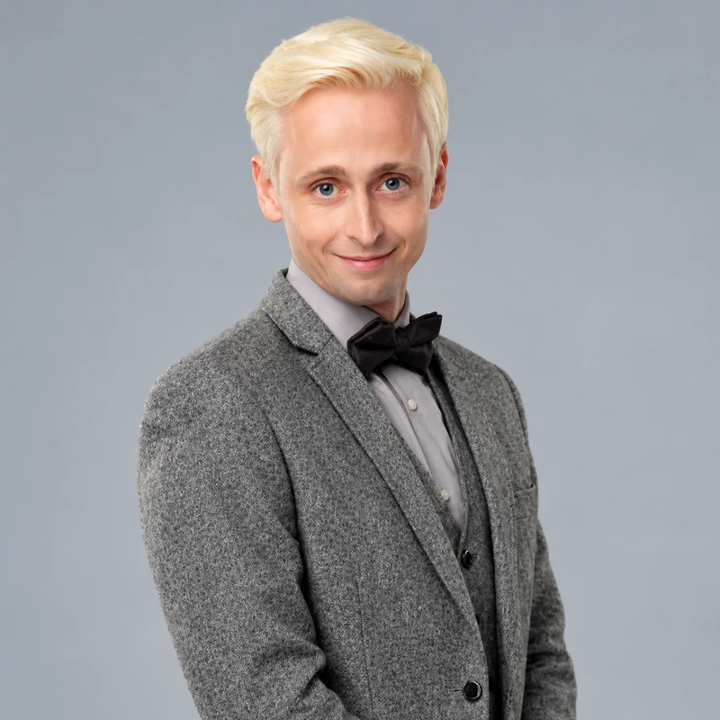 Bill O'Neill as Arvid in Newlyweds
