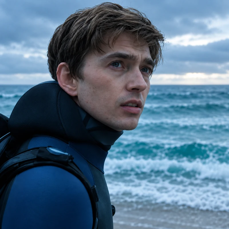 Austin Abrams como Jay Gardiner em Whalefall