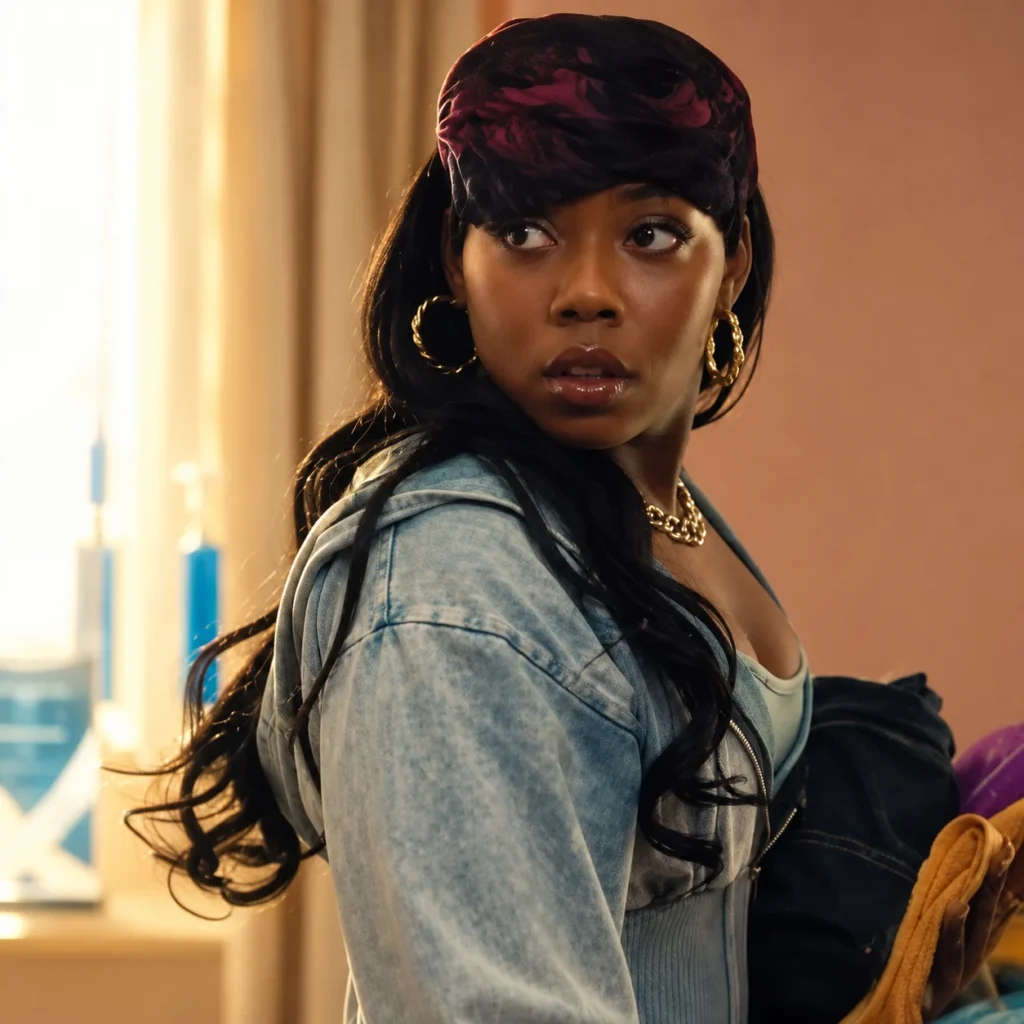 Alijah Kai como Rashida Duvall en Un mundo diferente