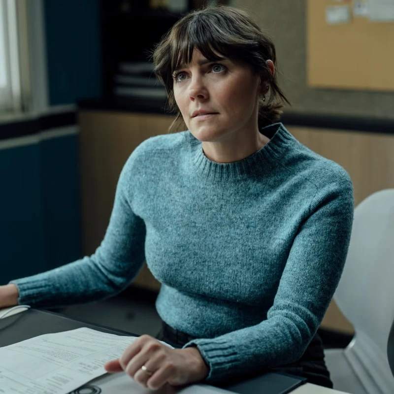 Annabel Scholey as DI Lauren Bell in Winter