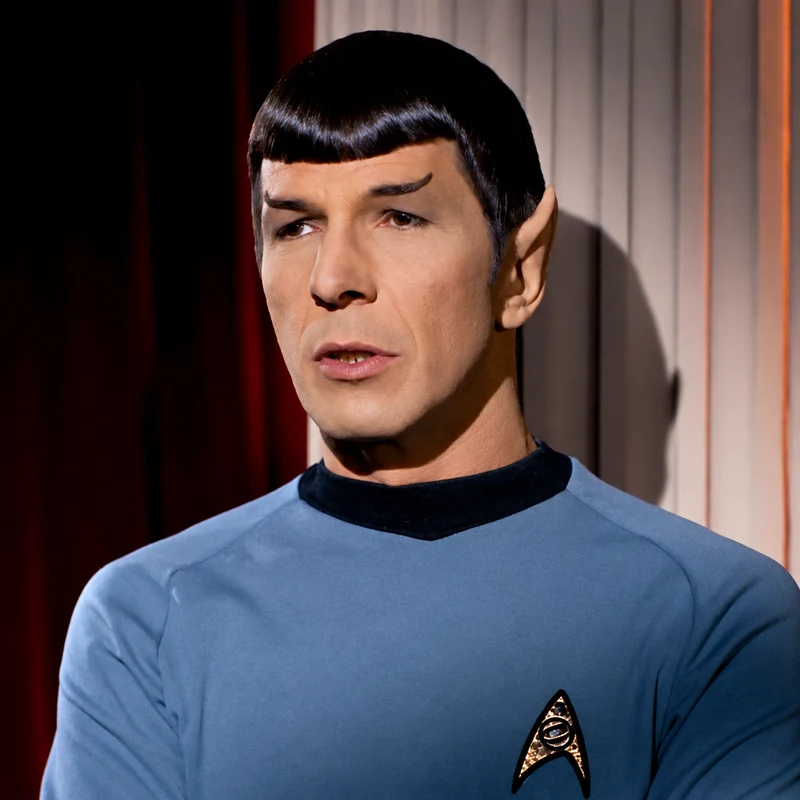 Leonard Nimoy como Mr. Spock em Star Trek