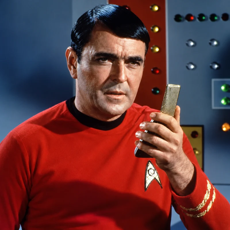 James Doohan como Scott em Star Trek