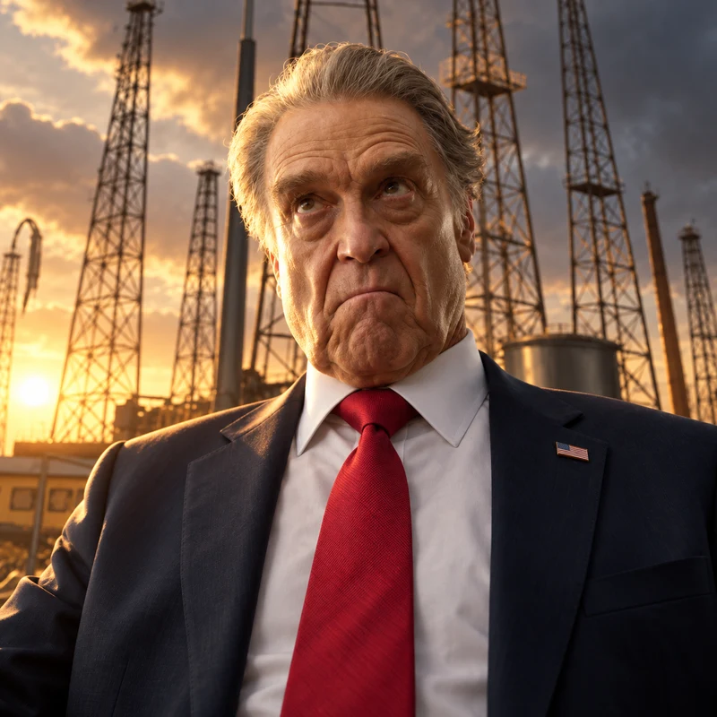 John Goodman dans le rôle de President Compson dans Digger