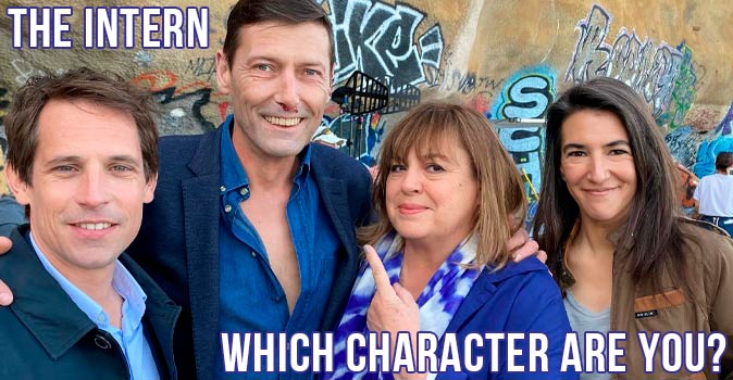 Bienvenue au quizz: Quel personnage du Nouveau Stagiaire êtes-vous ?